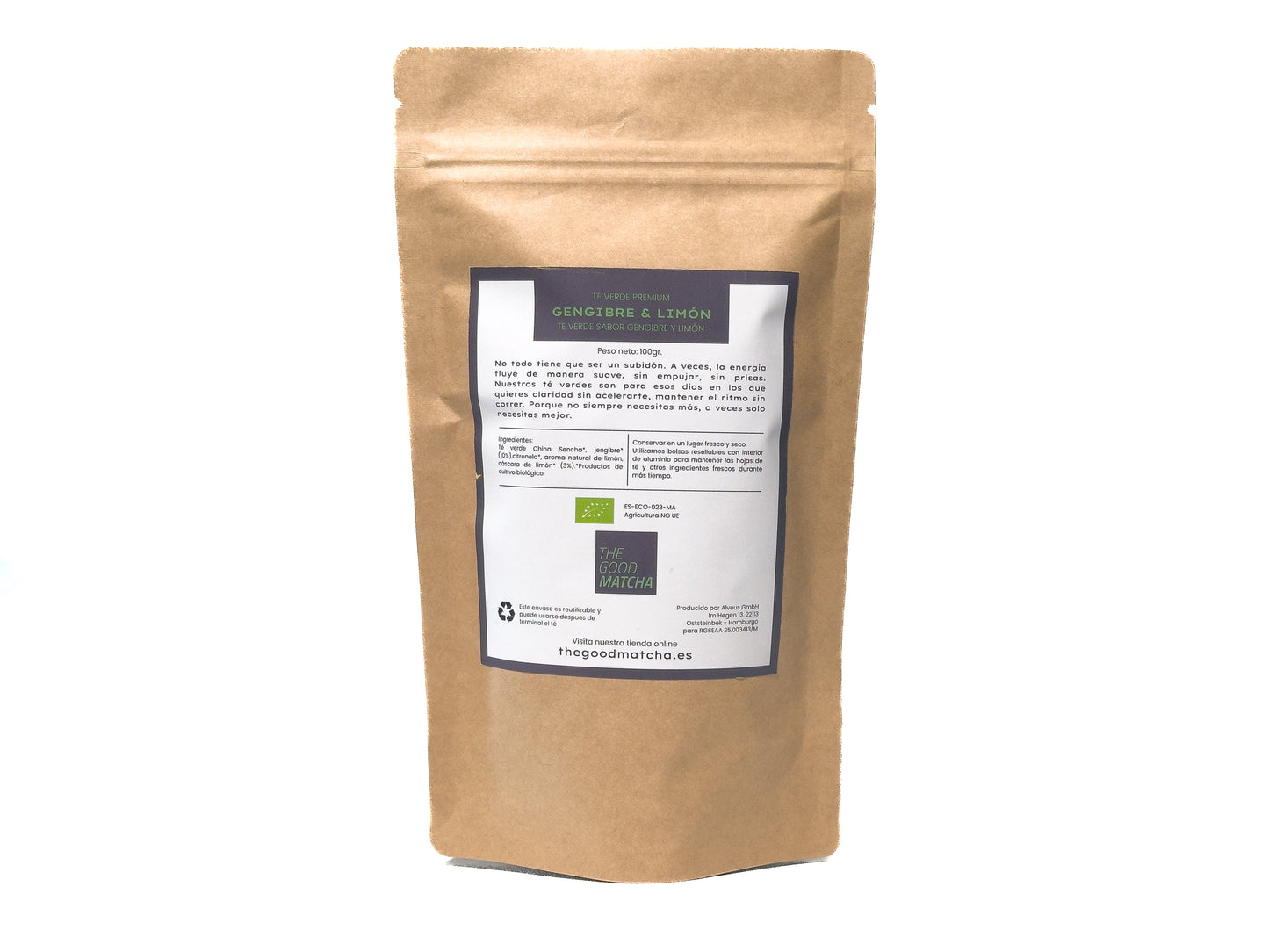 Té Verde Jengibre & Limón Bio
